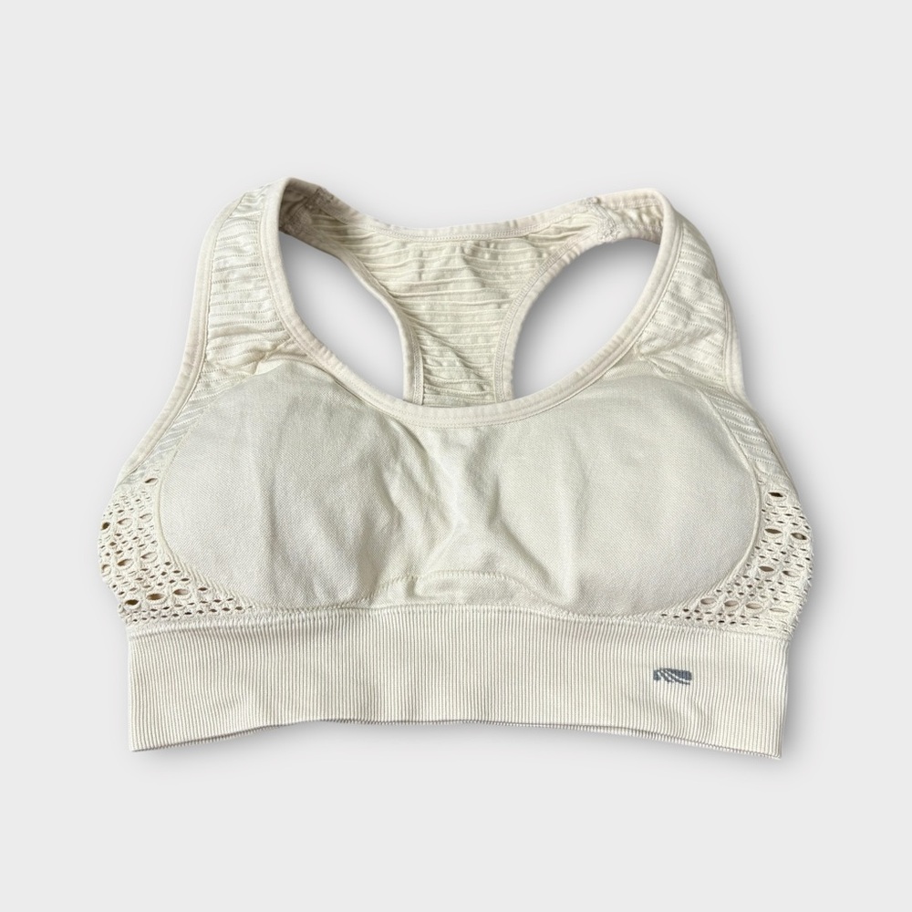 Marika Nude Racerback Sports Bra - Lasercut Design